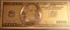  100 Долара - златна банкнота