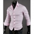 Мъжка риза - светло розово Neckline stylish размер "L"